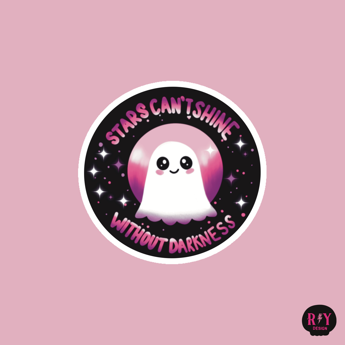 Motivational Ghost Sticker