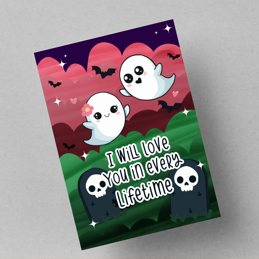 Ghosts in Love Greeting Card