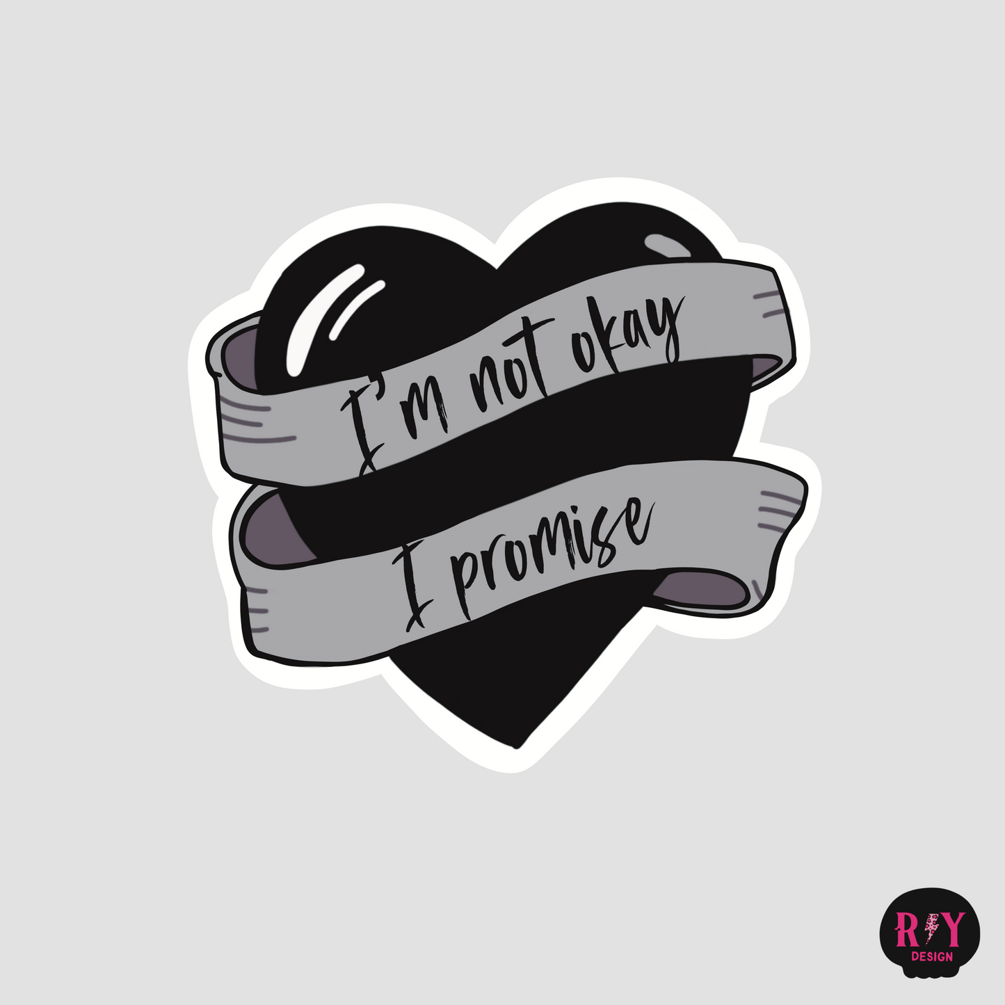 I'm Not Okay MCR Sticker