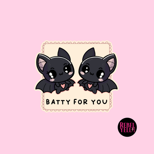 Batty for You Sticker