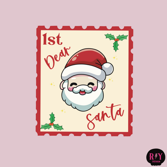 Santa Stamp Sticker