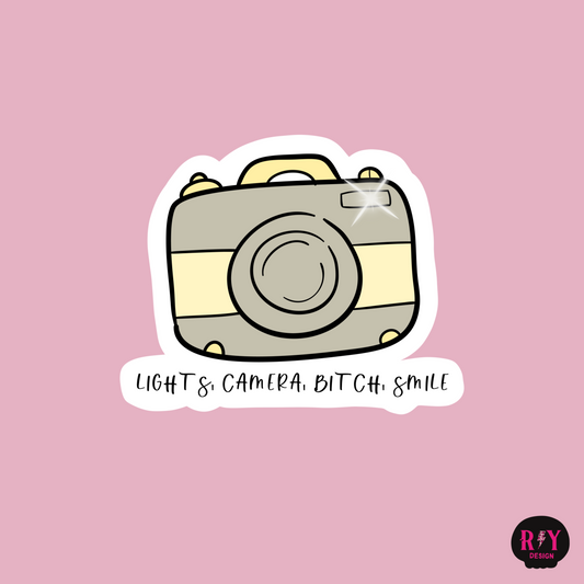 Lights, Camera Taylor Swift Sticker