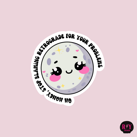 Retrograde Sticker