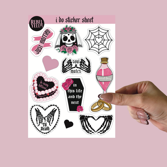 Wedding Planner Sticker Sheet