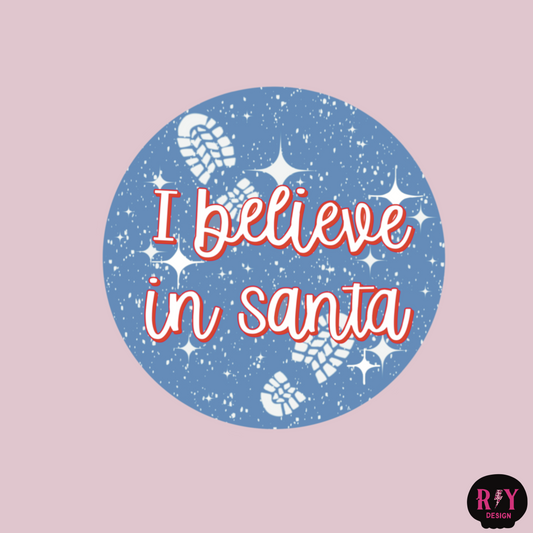 I Believe Christmas Sticker