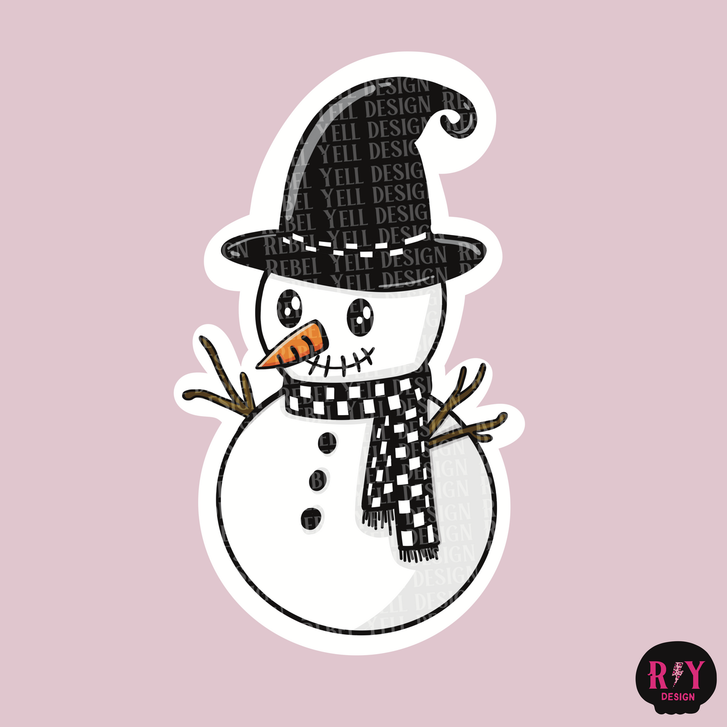 Christmas Emo Snowman