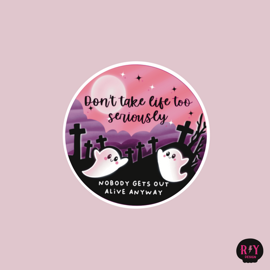 Spooky Motivation Sticker