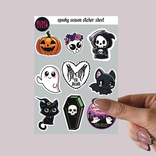 Spooky Cute Sticker Sheet