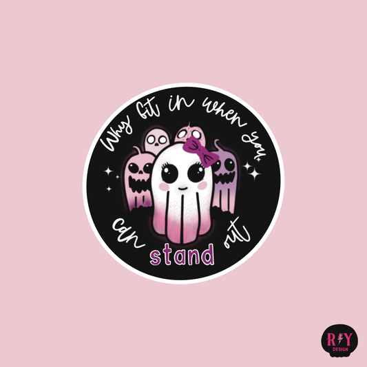 Motivational Spooks Sticker