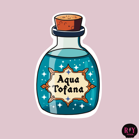 Aqua Tofana Sticker